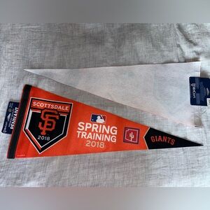 MLB San Francisco Giants Scottsdale Orange and Black Pennant